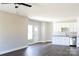 Open layout featuring kitchen with white cabinets and view to front door at 2220 Badin Rd, Albemarle, NC 28001