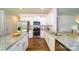 Kitchen with granite island and stainless steel appliances at 3530 Hackberry Dr, Gastonia, NC 28056