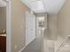 Upstairs hallway with double doors and access to bedrooms at 567 Fawnborough Ct, Rock Hill, SC 29732