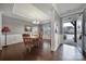 Formal dining room with hardwood floors and chandelier at 5803 Mcclintock Dr, Denver, NC 28037