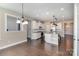 Spacious kitchen featuring a center island, stainless steel appliances, and open layout at 630 Daventry Ct, Clover, SC 29710