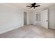 Spacious bedroom with access to closet and other rooms at 701 Hiddenite Church Rd, Hiddenite, NC 28636