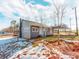 Gray house exterior showcasing front entrance at 701 Hiddenite Church Rd, Hiddenite, NC 28636