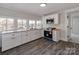 Modern kitchen featuring stainless steel appliances at 701 Hiddenite Church Rd, Hiddenite, NC 28636