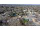 Wide aerial view of a residential neighborhood and surrounding area at 771 4Th Nw St, Hickory, NC 28601