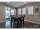 Kitchen breakfast nook with table and chairs, and sliding door to patio at 867 Pecan Tree Ln, Fort Mill, SC 29715