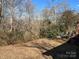 Large backyard with mature trees and undergrowth at 107 Kenwood Dr, Shelby, NC 28150