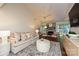 Stylish living room with a fireplace, comfortable seating, and a modern design at 1077 Sardis Cove Dr, Charlotte, NC 28270