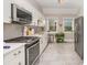 Modern kitchen features stainless steel appliances and ample natural light from windows at 132 N Confederate Ave, Rock Hill, SC 29730