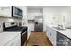 Modern kitchen with stainless steel appliances and white cabinets at 301 Brinkley Dr # Lot 103, Kings Mountain, NC 28086