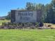 Brick entry sign welcomes residents to Brinkley Ridge community at 307 Brinkley Dr, Kings Mountain, NC 28086