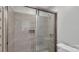 Large walk-in shower with neutral tile at 5020 Sardis Rd # I, Charlotte, NC 28270