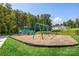 playground with swings and play equipment at 5213 Mint Harbor Way # 0351, Charlotte, NC 28269