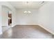 Formal dining room featuring tile floor and chandelier at 9153 Leah Meadow Ln, Charlotte, NC 28227