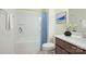 Clean bathroom with a tub, shower, and updated vanity at 0000 Crown Ter, Hickory, NC 28601