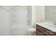 Clean bathroom with a bathtub, shower, and vanity at 0000 Crown Ter, Hickory, NC 28601