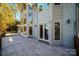 Large patio with glass doors leading to the interior of the home at 115 Cloverhill Rd, Mooresville, NC 28117