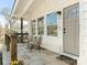 Charming front porch with seating area at 1408 Edgewater Dr, Charlotte, NC 28210