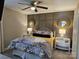 Bedroom with a bed, nightstands, and decorative mirrors at 1443 Southwest Blvd, Newton, NC 28658