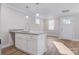 Modern kitchen with stainless steel appliances and an island at 1443 Southwest Blvd, Newton, NC 28658