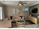 Living room featuring a neutral color palette, comfortable seating, and tasteful decor at 1443 Southwest Blvd, Newton, NC 28658