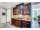 Elegant kitchen with granite countertops and custom cabinetry at 14818 Long Iron Dr, Huntersville, NC 28078