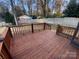 Spacious back deck overlooks fenced backyard at 1601 Lyndale Pl, Charlotte, NC 28210