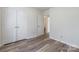 Bedroom with double doors and access to a bathroom at 210 Lauren Dr, Indian Trail, NC 28079