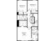 Second floor plan featuring owner's suite and two bedrooms at 2306 Donnelly Hills Ln, Charlotte, NC 28262