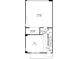 First floor plan showing garage, flex room, and foyer at 2314 Donnelly Hills Ln, Charlotte, NC 28262