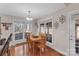 Charming breakfast nook with wood table and chairs at 305 Goldfinch Ct, Shelby, NC 28150