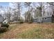 Large backyard with shed and wooded area at 330 Regency Rd, Salisbury, NC 28147