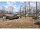 Spacious backyard with shed and tree-lined borders at 330 Regency Rd, Salisbury, NC 28147