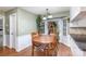 Cozy dining area with bay window and wood table at 330 Regency Rd, Salisbury, NC 28147