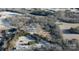 An aerial view of the property showing the home, surrounding trees, and the nearby road at 3374 Skyline Rd, Rock Hill, SC 20730