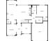 One-story house floor plan featuring a kitchen, living room, and two bedrooms at 368 Pleasant Hill Se Dr, Concord, NC 28025