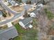 Two-story house aerial view, showcasing a large backyard and neighborhood setting at 3812 Leela Palace Way, Fort Mill, SC 29708