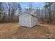 Detached storage shed in backyard at 5605 Miami Ln, Concord, NC 28025