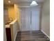 Dining area with sliding glass doors leading to patio at 5732 Prescott Ct, Charlotte, NC 28269