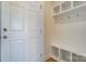 Convenient entryway with built-in bench, cubbies, and hooks at 5763 Crown Ter, Hickory, NC 28601