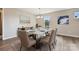 Formal dining room with light flooring and neutral color scheme at 5775 Crown Ter, Hickory, NC 28601