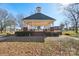 Community gazebo with brick base and benches at 6033 Creft Cir, Indian Trail, NC 28079