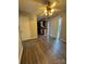 Simple dining area with laminate flooring and access to the patio at 6126 Bent Tree Ct, Charlotte, NC 28212