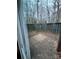 Small fenced-in patio area with a concrete slab at 6126 Bent Tree Ct, Charlotte, NC 28212