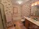 Clean bathroom with a tub and shower combo at 625 Teddar Rd, Mount Gilead, NC 27306