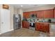 Modern kitchen with stainless steel appliances and ample cabinet space at 7845 Kuck Rd, Mint Hill, NC 28227