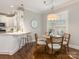 Breakfast nook with round table and chairs, located near kitchen at 813 Garbow Ct, Charlotte, NC 28270