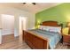 King-size bedroom with ensuite bathroom and walk-in closet at 9009 Powder Works Dr, Huntersville, NC 28078