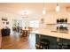 Modern kitchen featuring white cabinets, an island, and stainless steel appliances at 9009 Powder Works Dr, Huntersville, NC 28078