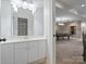 Basement bathroom with vanity and view of game room at 9117 Monarchos Ct, Waxhaw, NC 28173